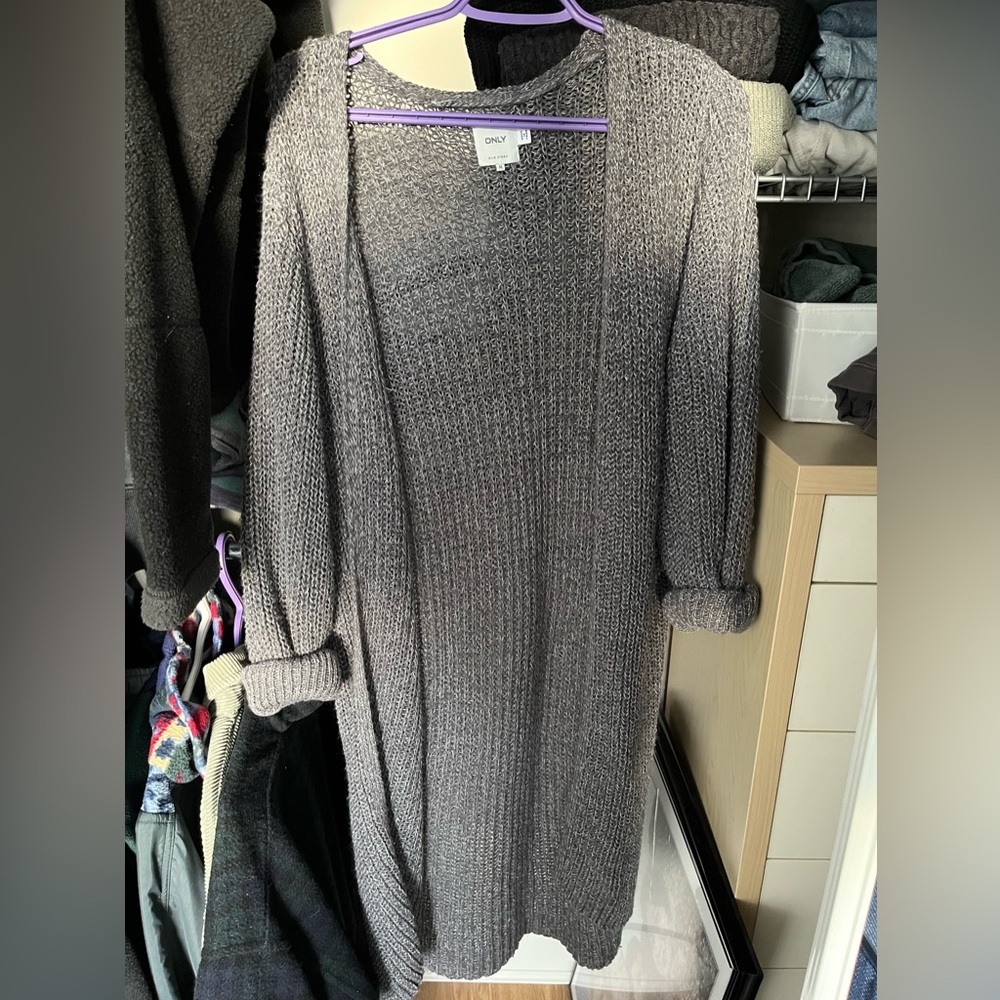 Simon’s Gray Cardigan (ONLY brand)